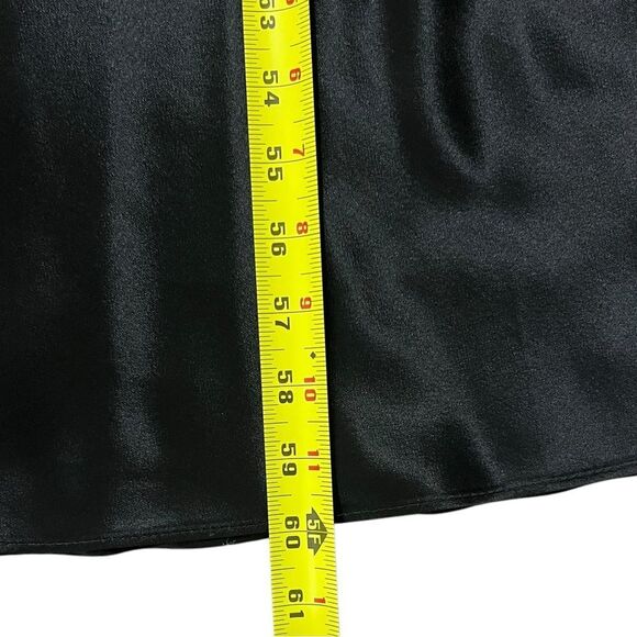 Vintage Zum Zum 90s Y2K Whimsigoth Satin Maxi Dress Size 9/10 Prom Dark Feminine - Picture 10 of 10